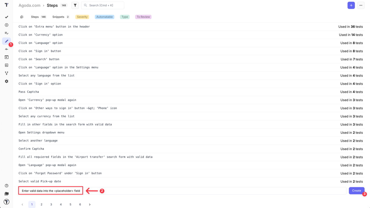 Testomat.io - Add Steps